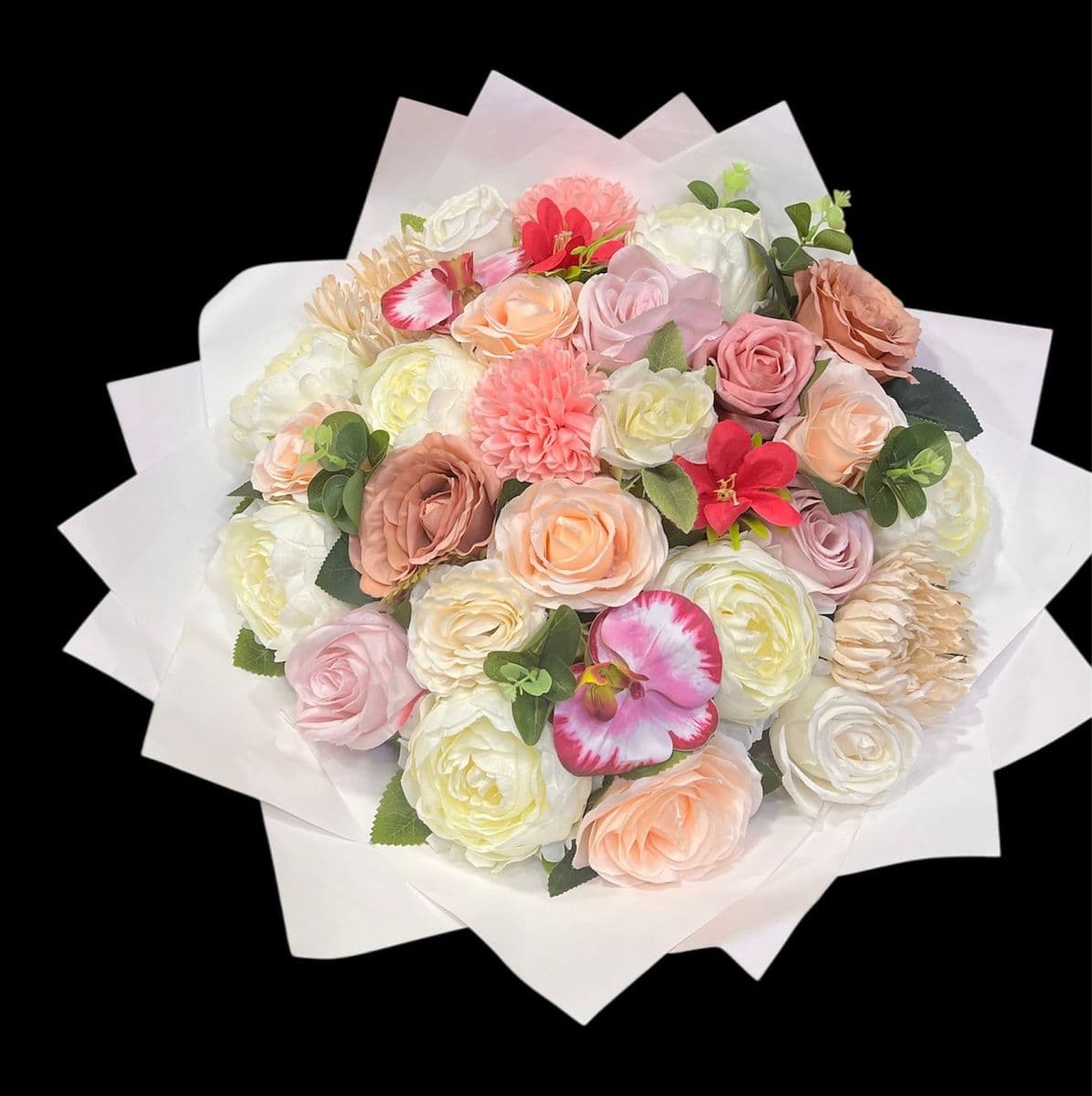 Yapay Güllü Şakayık Güzeli - Küçük Görsel 2