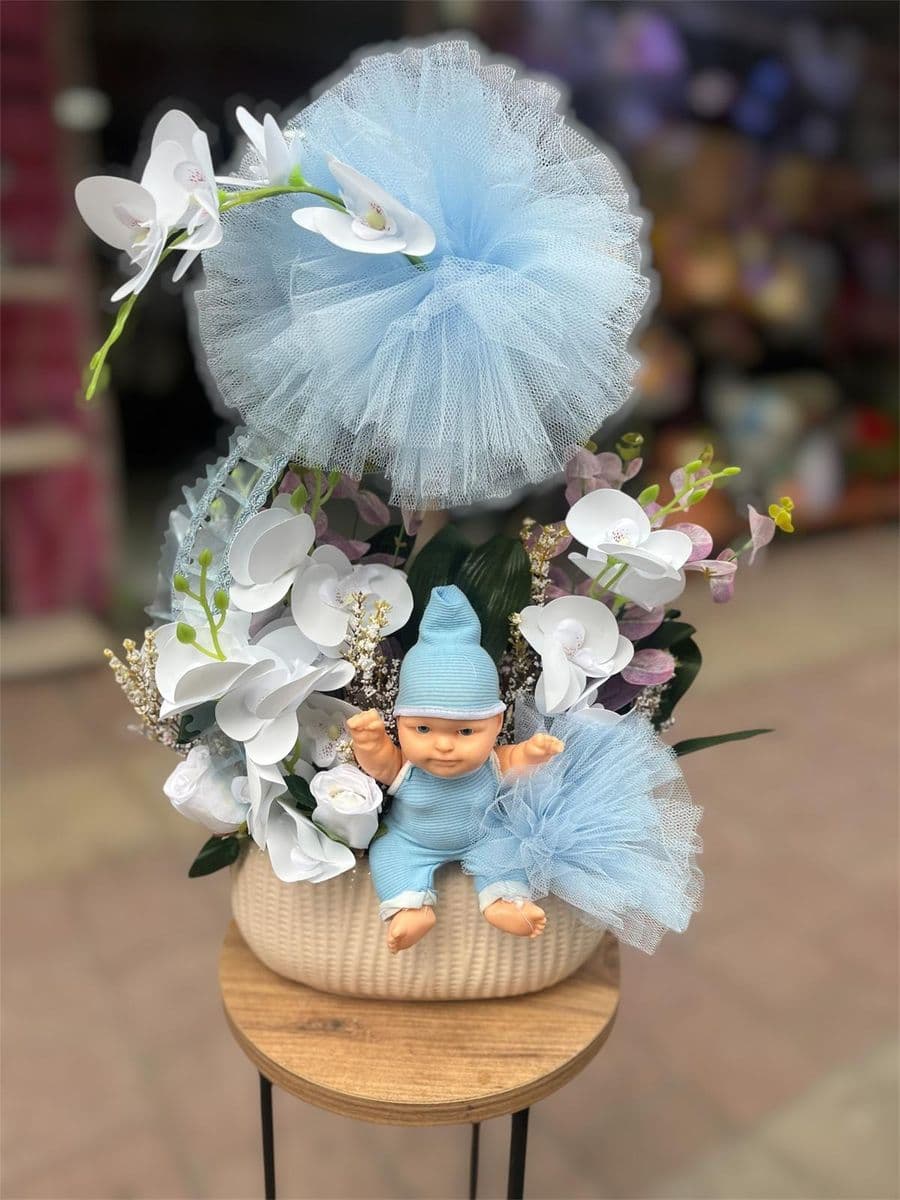 Porselen Saksıda Hoşgeldin Bebek - Küçük Görsel 2