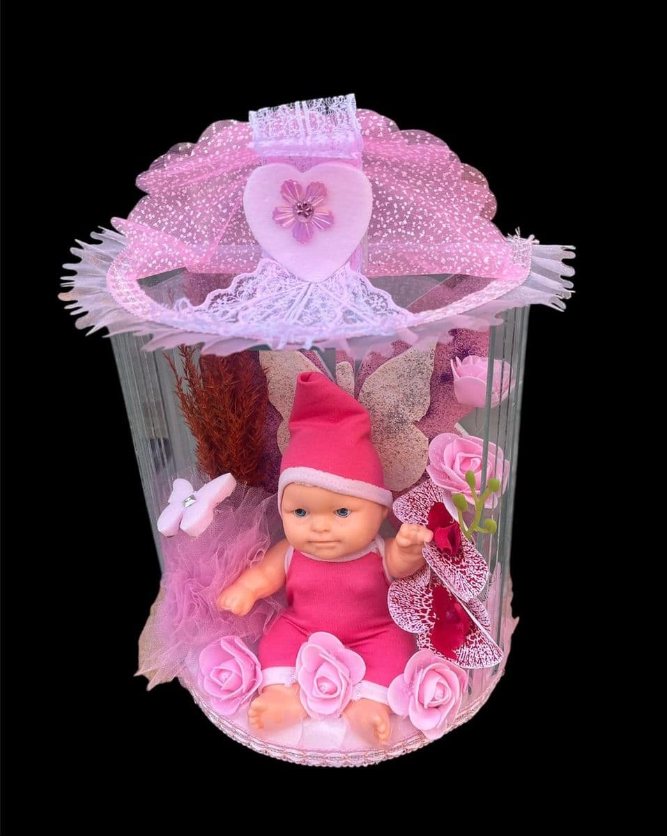 Cam Fanusta Hoşgeldin Kız Bebek - Küçük Görsel 2