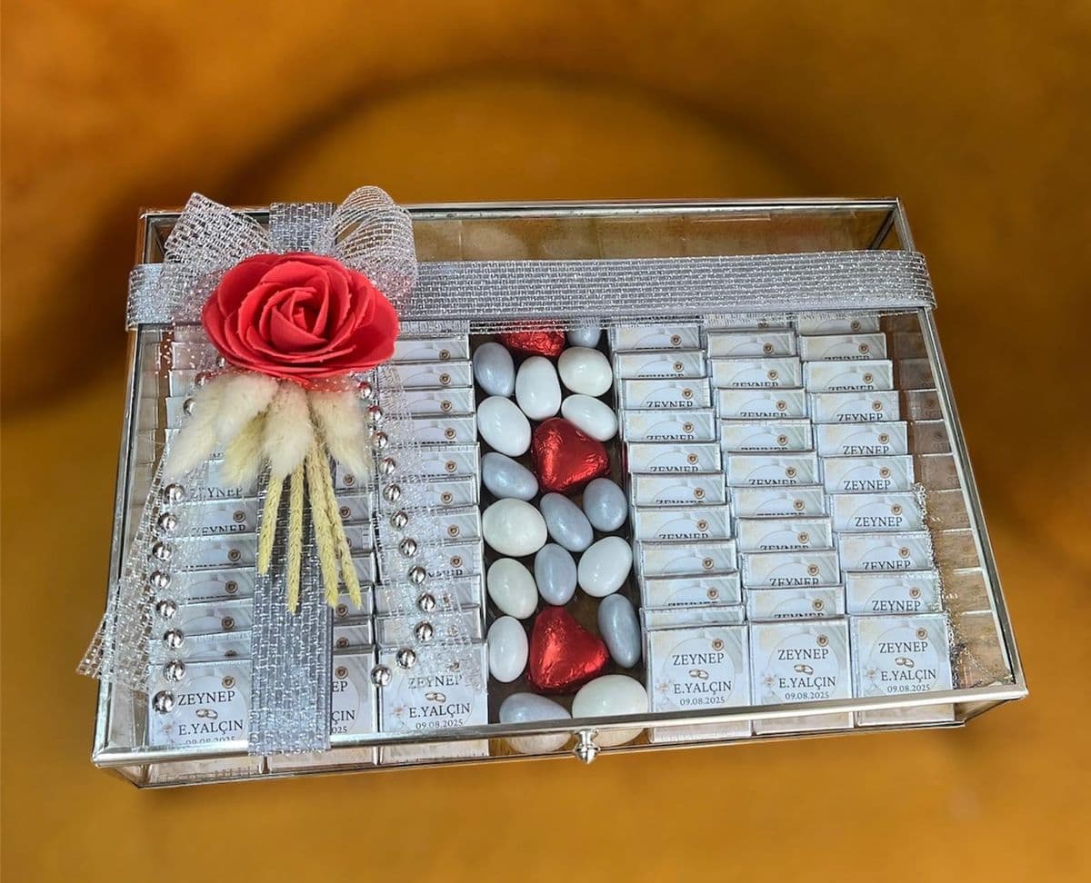 Bolçi Gümüş Nişan Çikolatası - Küçük Görsel 3