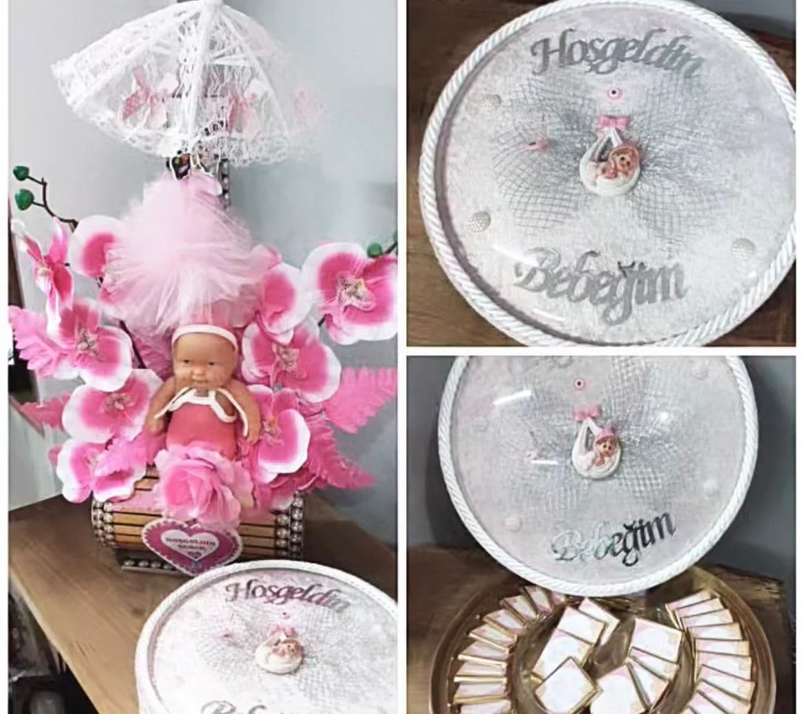 Hoşgeldin Bebek Çiçeği Ve Çikolata - Küçük Görsel 2