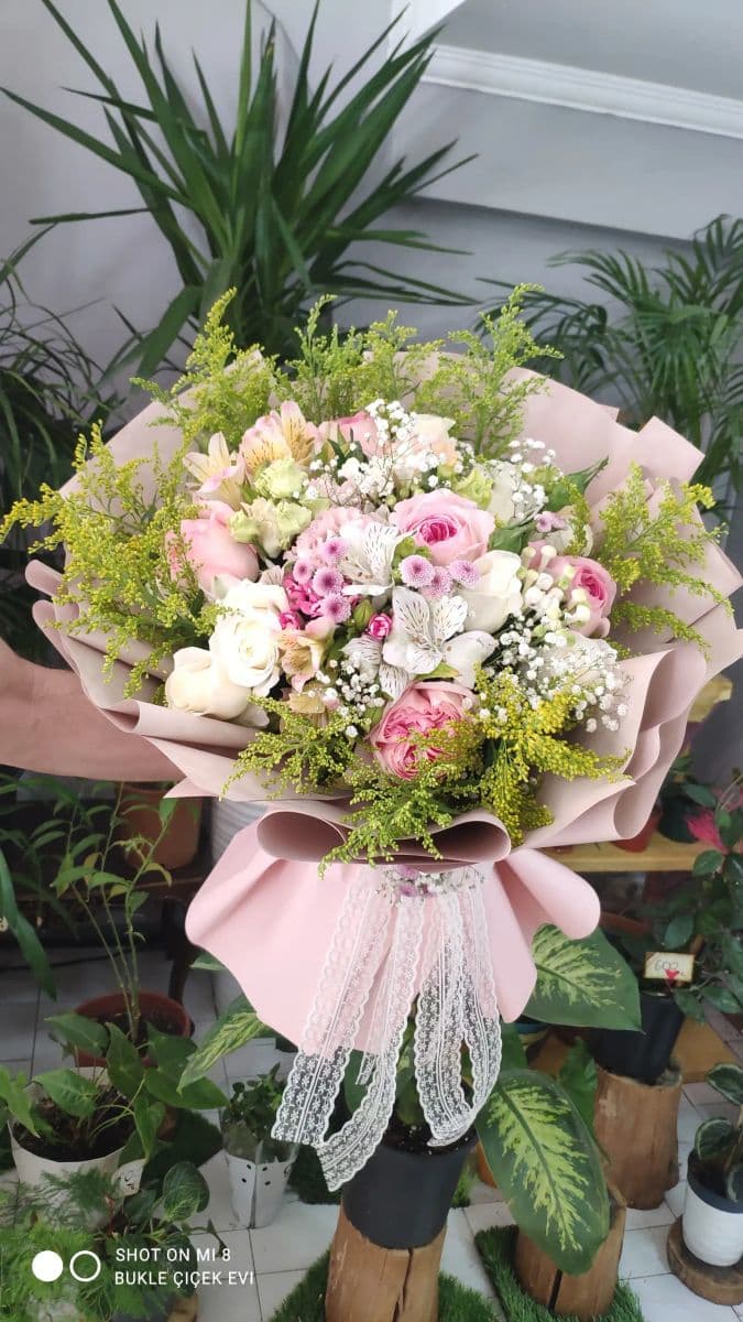 Pudra Pembe Soft Buket