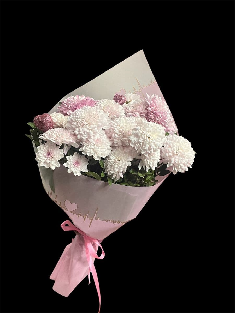 Kalp Detaylı Ponpon Güzeli - Küçük Görsel 2