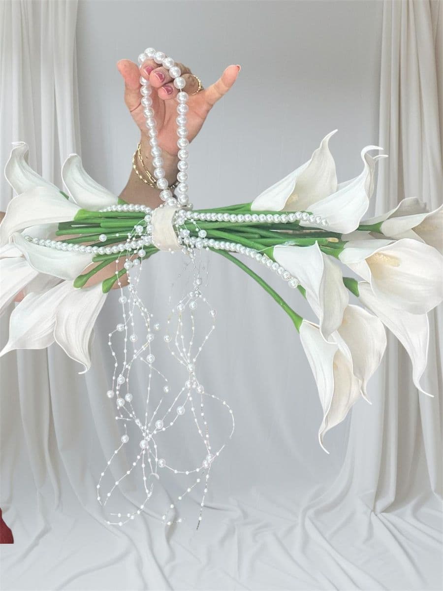 İncili Gala Gelin El Çiçeği - Küçük Görsel 3