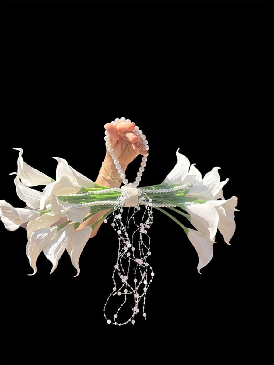 İncili Gala Gelin El Çiçeği - Küçük Görsel 4