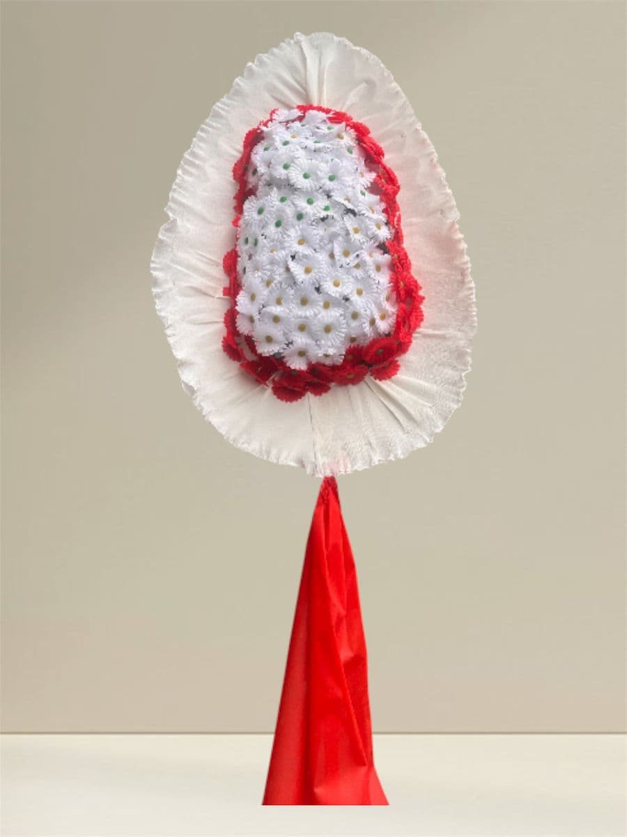 Yapay Gerbera Çelenk